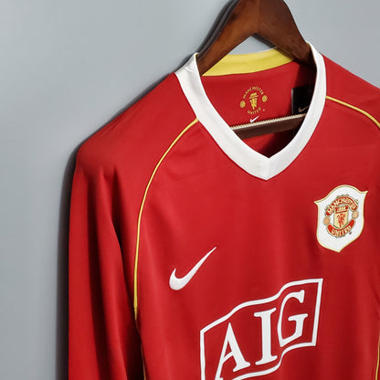 Manchester United Home Long Sleeve 06/07 Retro