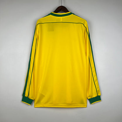 Brazil Home 1998 Long Sleeve Retro