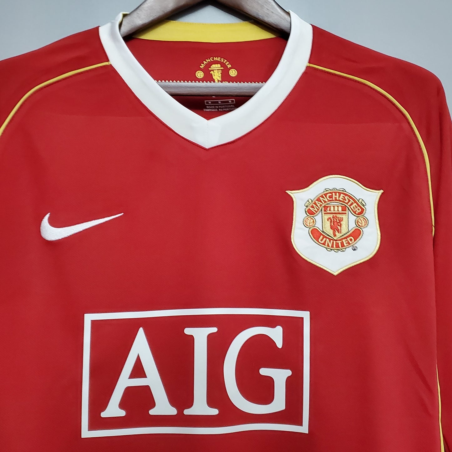 Manchester United Home Long Sleeve 06/07 Retro