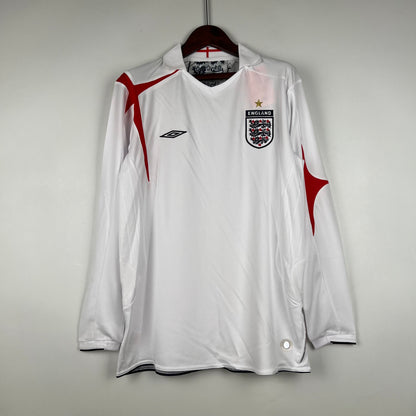 England Home 2006 Retro Long Sleeve