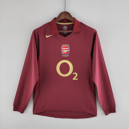 Arsenal Home Long Sleeve 05/06 Retro