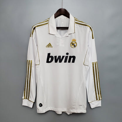 Real Madrid Home Long Sleeve 11/12 Retro