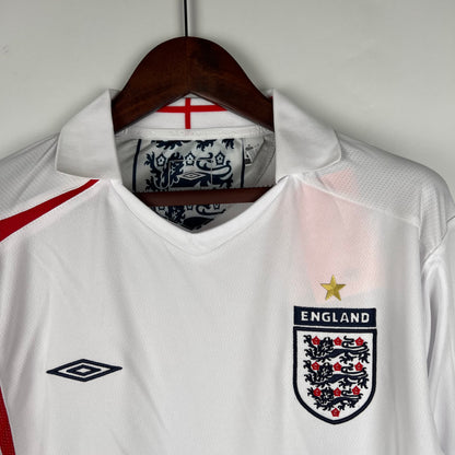 England Home 2006 Retro Long Sleeve