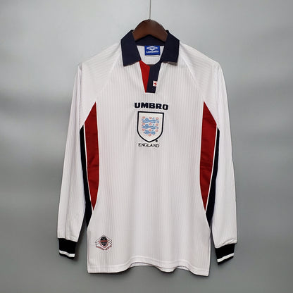 England Home 1998 Retro Long Sleeve