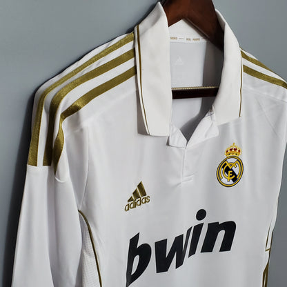 Real Madrid Home Long Sleeve 11/12 Retro